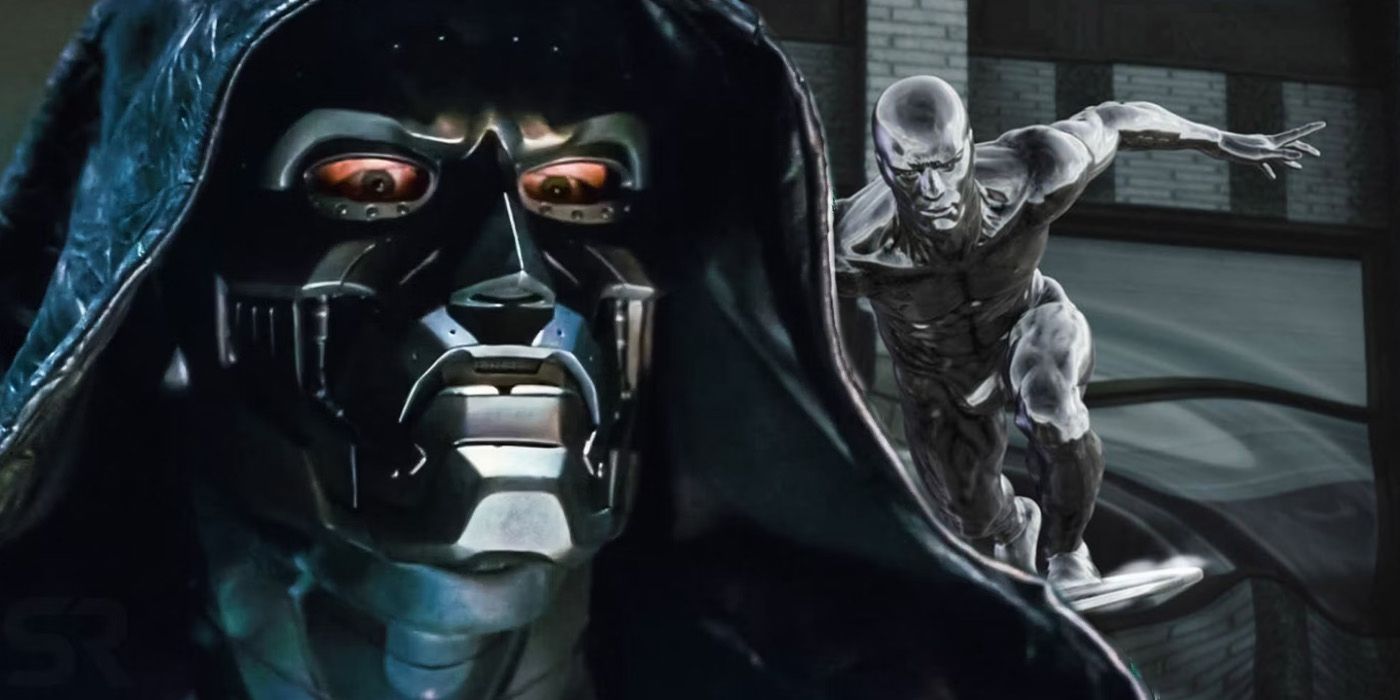 Fantastic Four's live-action Doctor Doom and Silver Surfer.