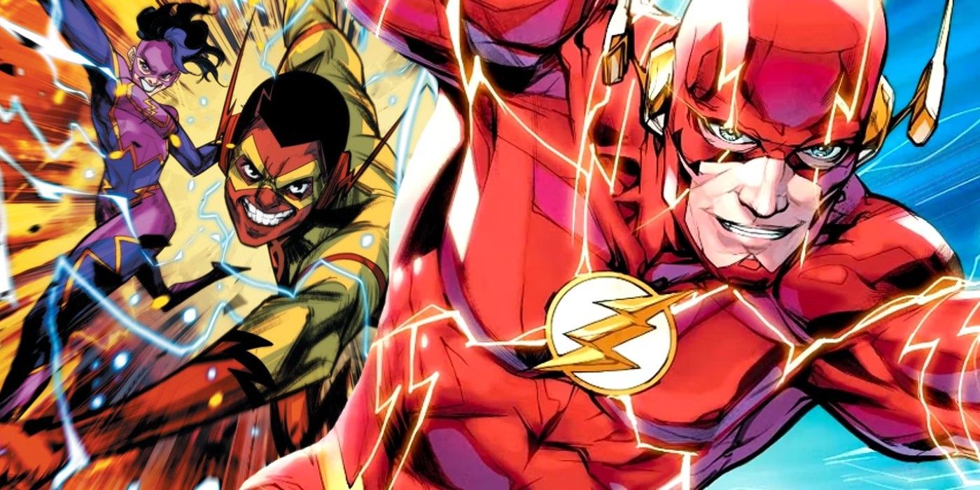 flash with avery ho and kid flash wallace west