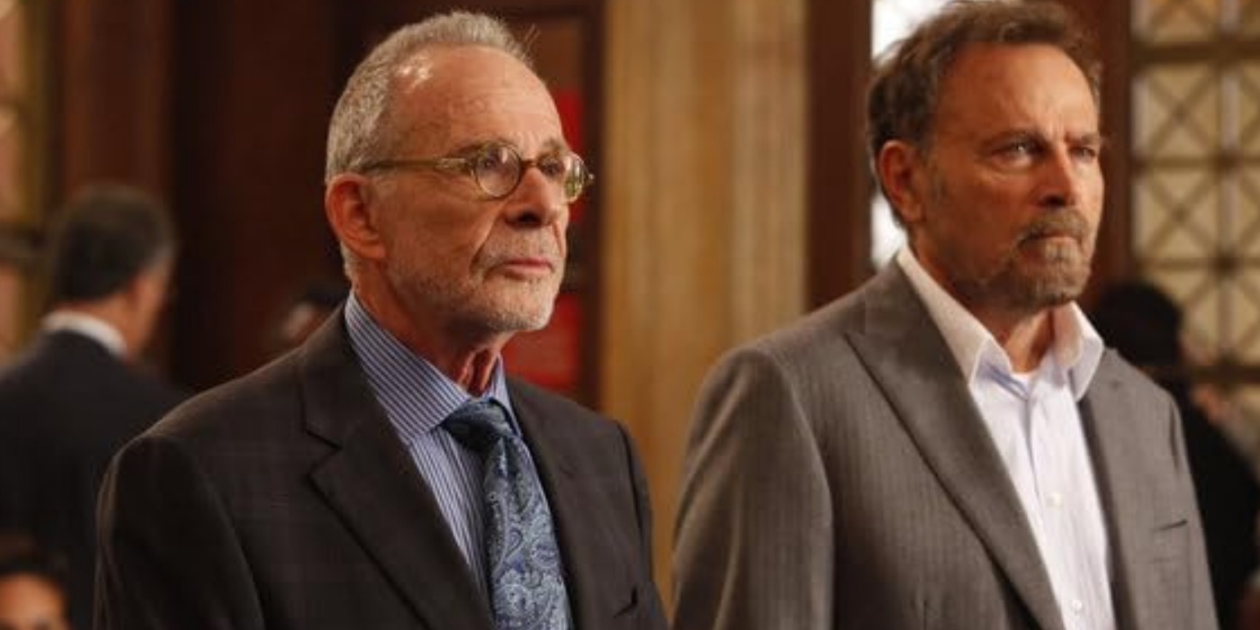 Franco Nero and Ron Rifkin in Law & Order svu Scorched Earth