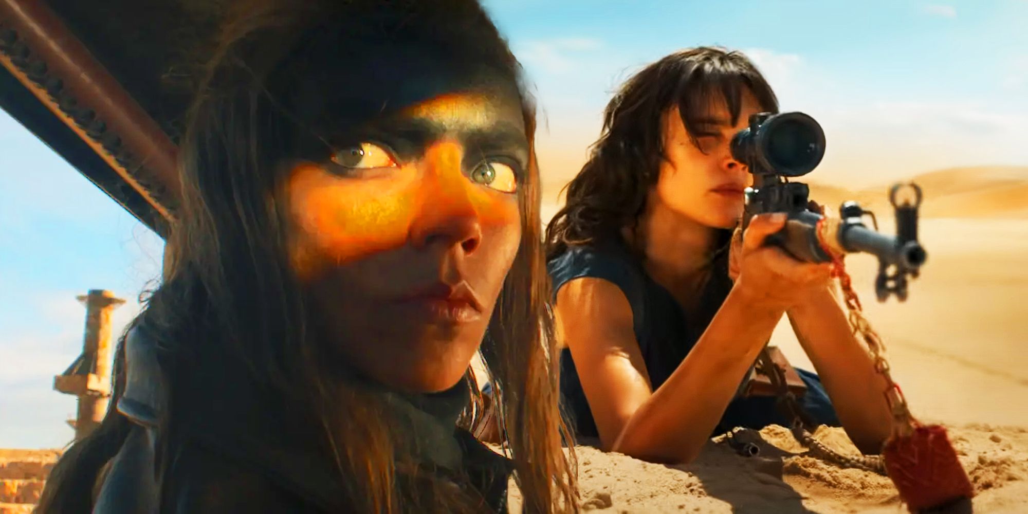 Furiosa and her mother in Mad Max