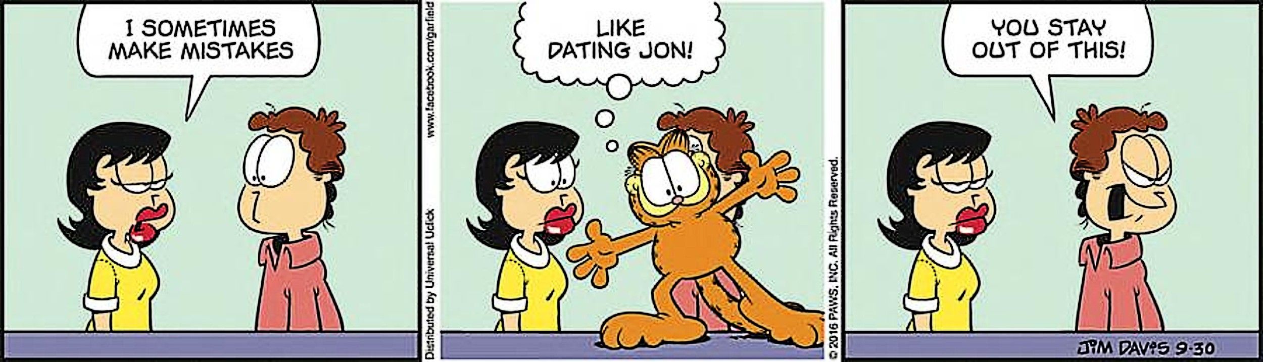 10 Funniest Garfield Comics Starring Jon Arbuckles Girlfriend Liz 