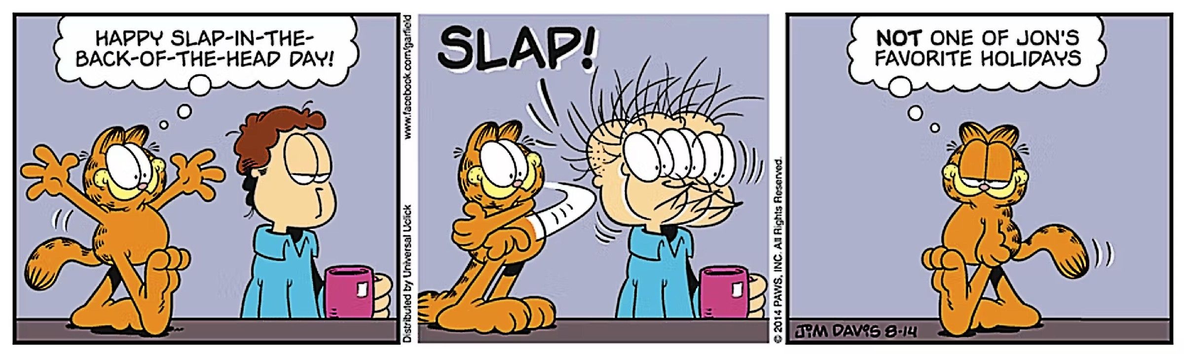 Garfield proclaims it is 