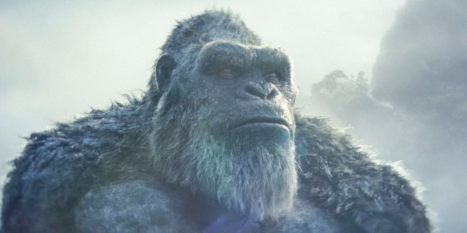 close up of kong in Godzilla x Kong: The New Empire