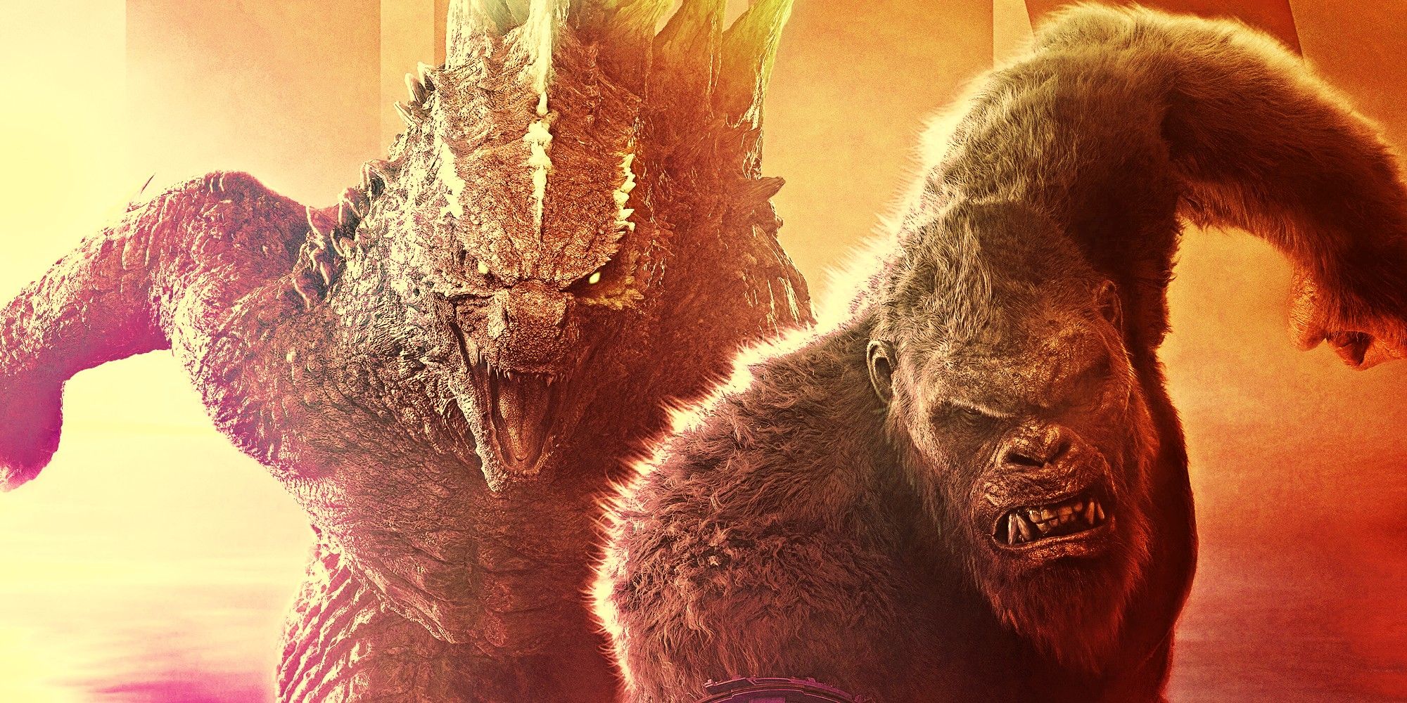Godzilla and Kong in Godzilla X Kong The New Empire