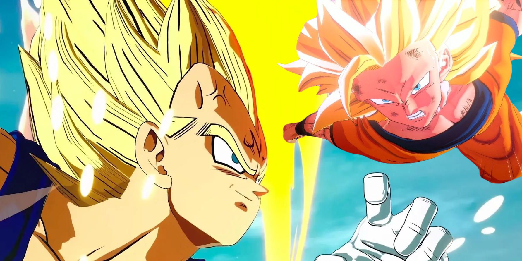 Goku from DBZ Kakarot and Vegeta from DBZ Sparking Zero.
