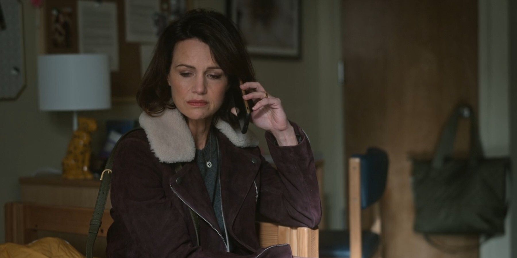 Carla Gugino As Grace Looking Sad On The Phone In The Girls On The Bus.jpg
