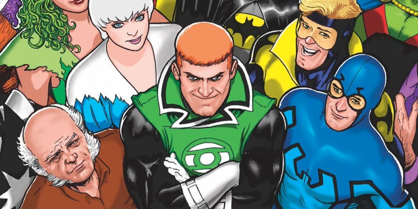 Guy Gardner Lanterna Verde com Liga da Justiça Internacional DC
