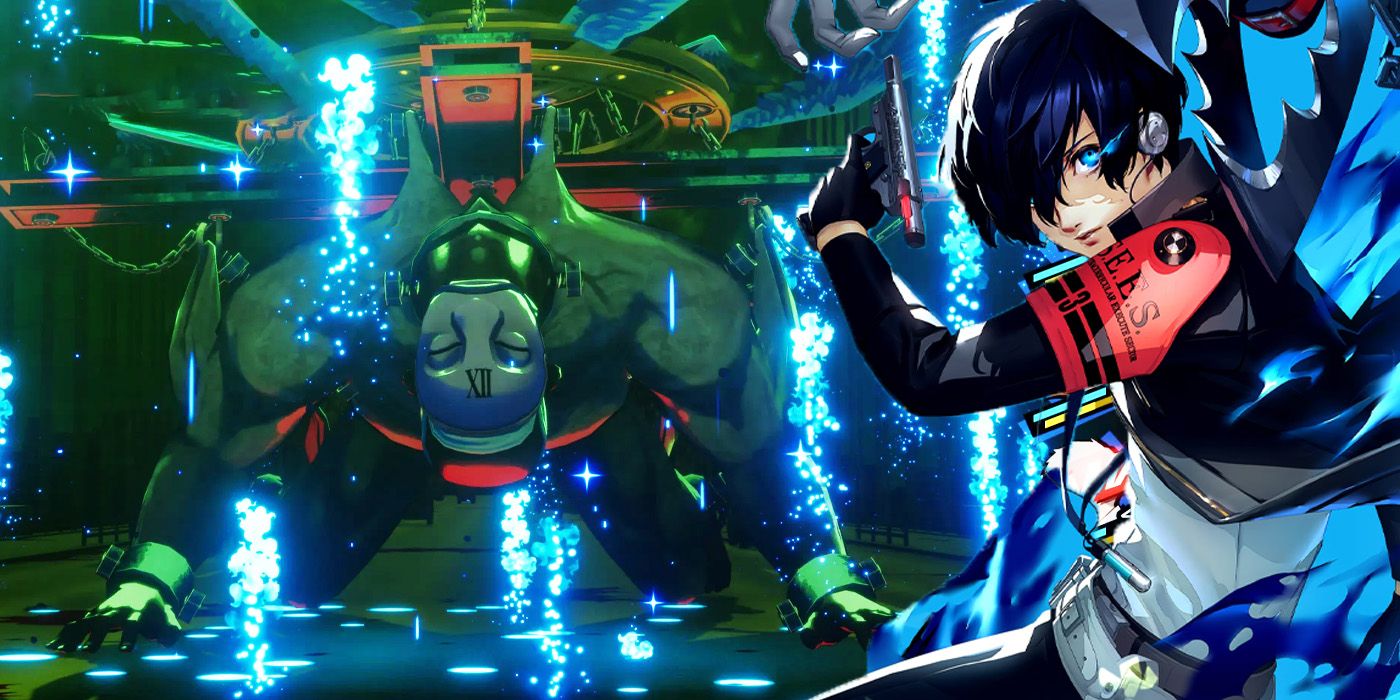 Hanged Man shadow boss In Persona 3 Reload with main protagonist