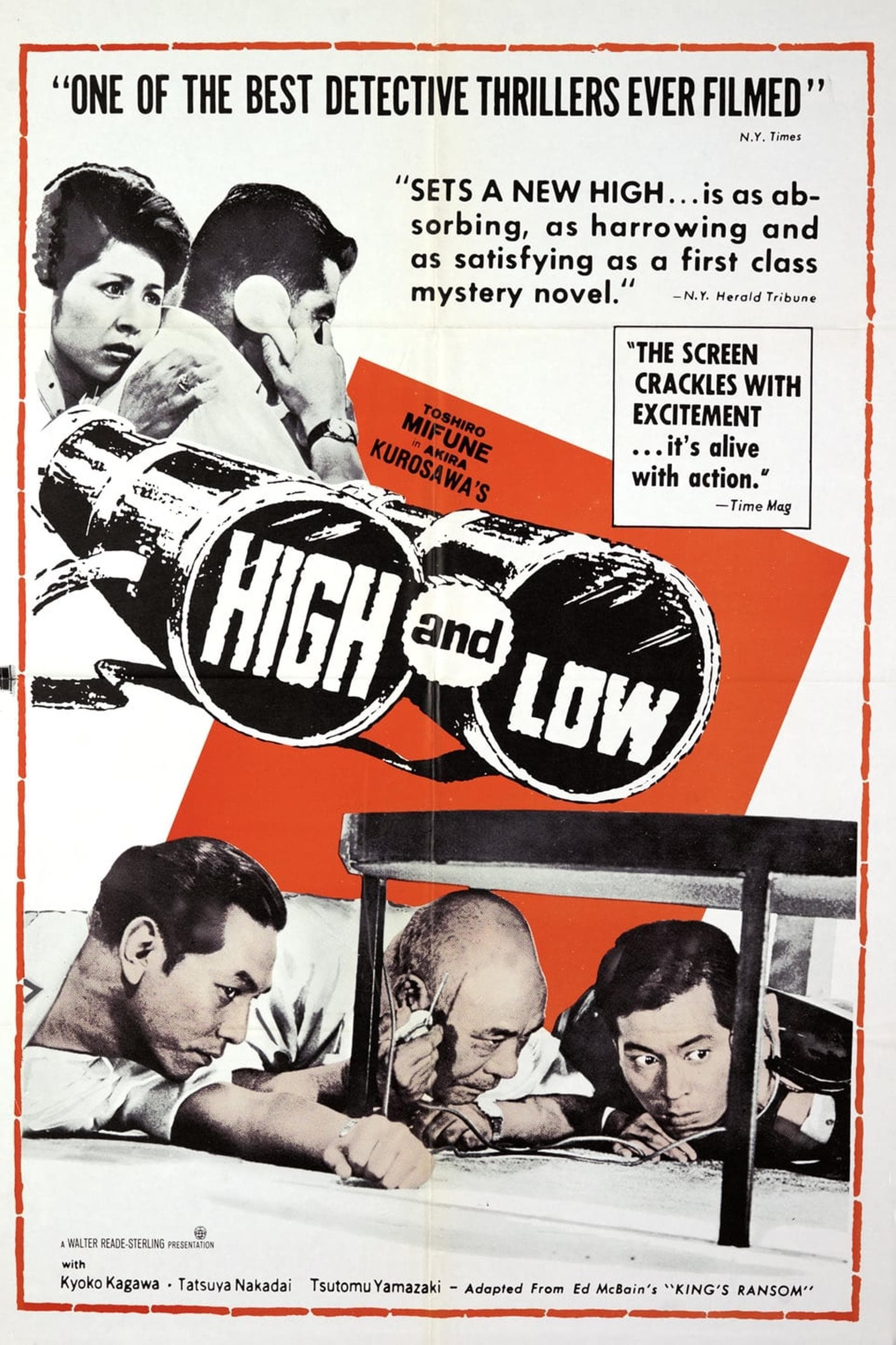 High and Low 1963 Movie Poster