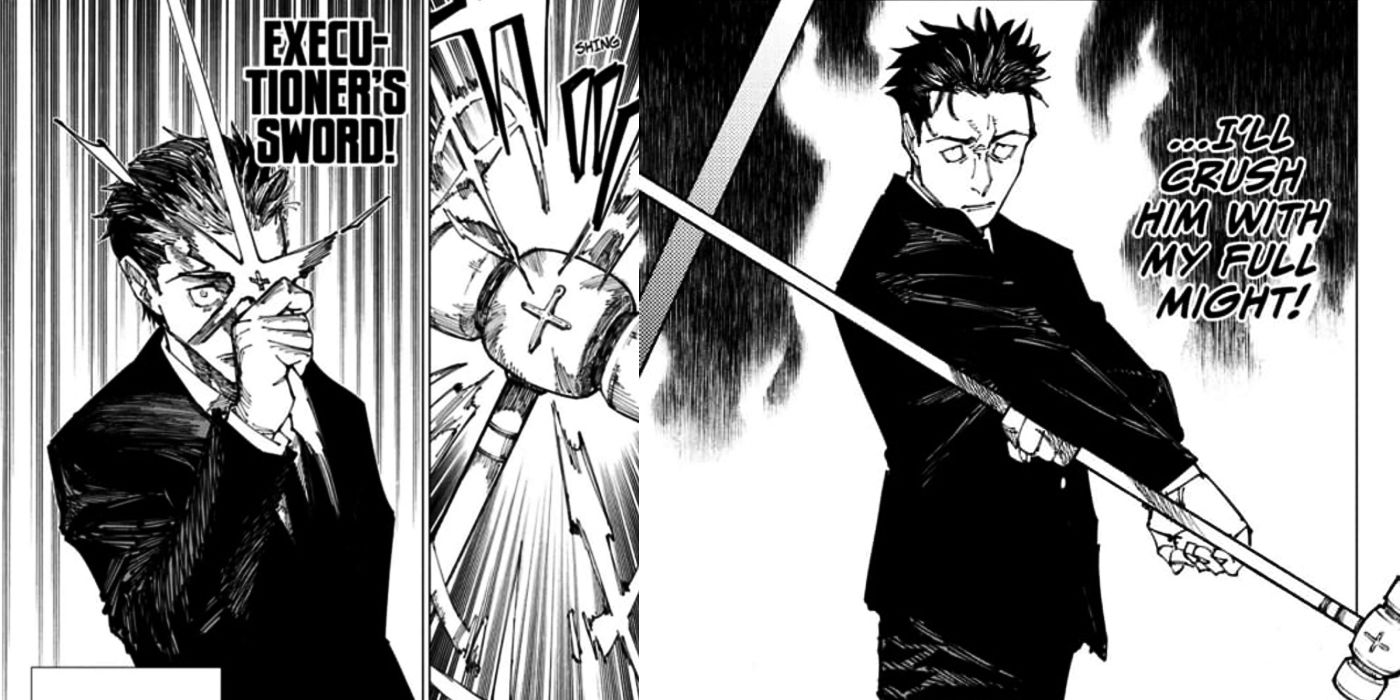 Higuruma Hiromi With Executioner's Sword Jujutsu Kaisen Manga Ep