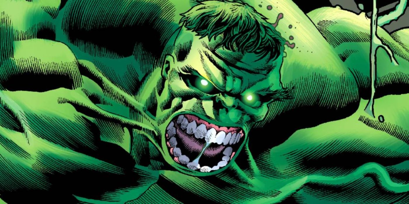 Bruce Banner's Savage Hulk persona screams in The Immortal Hulk.