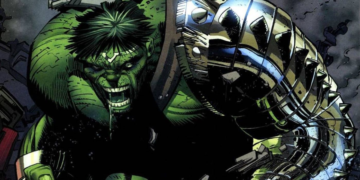 Bruce Banner's Green Scar persona hunched over in The Immortal Hulk.