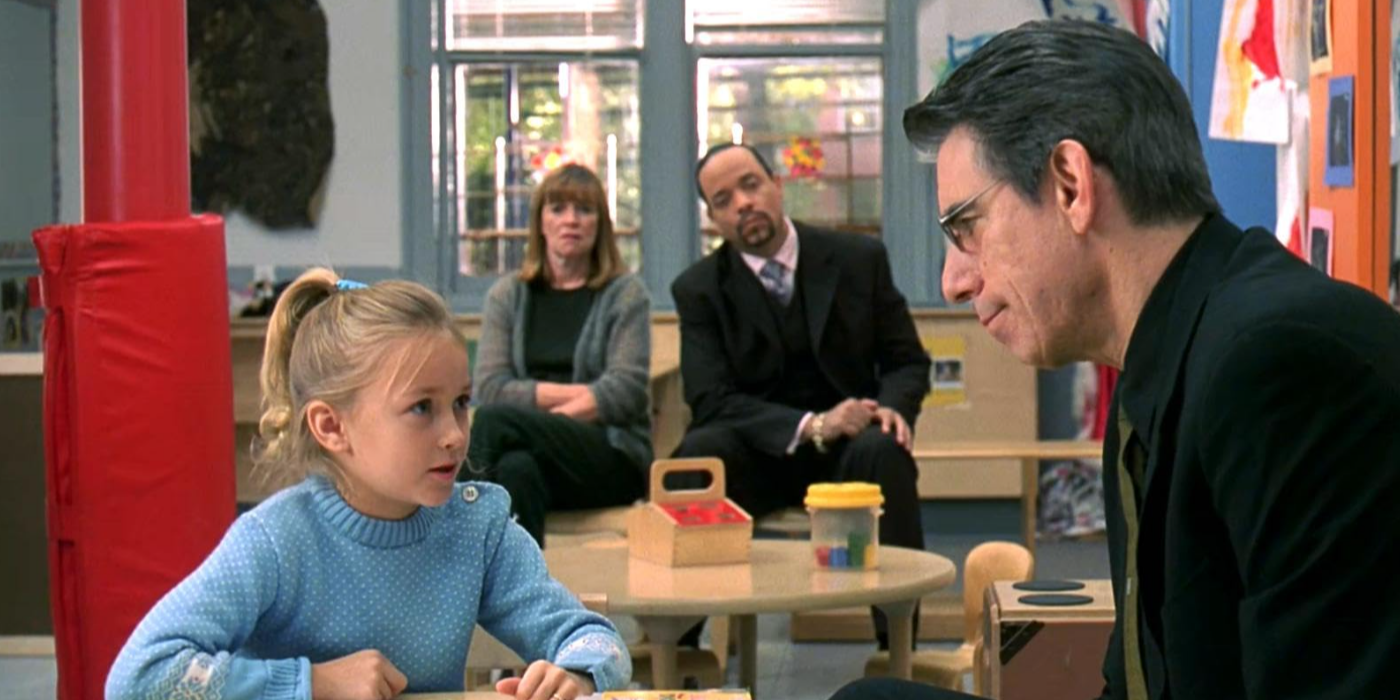 Ice-T, Richard Belzer, Skye McCole Bartusiak, and Ann McDonough in Legacy law and order svu