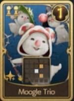 Cartão de sangue da rainha FF7 Rebirth Moogle Trio