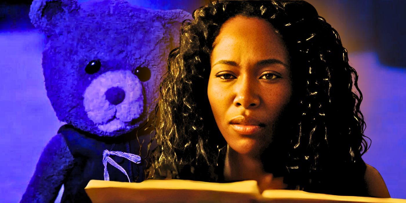 DeWanda Wise as Jessica and Chauncey the bear in Imaginary
