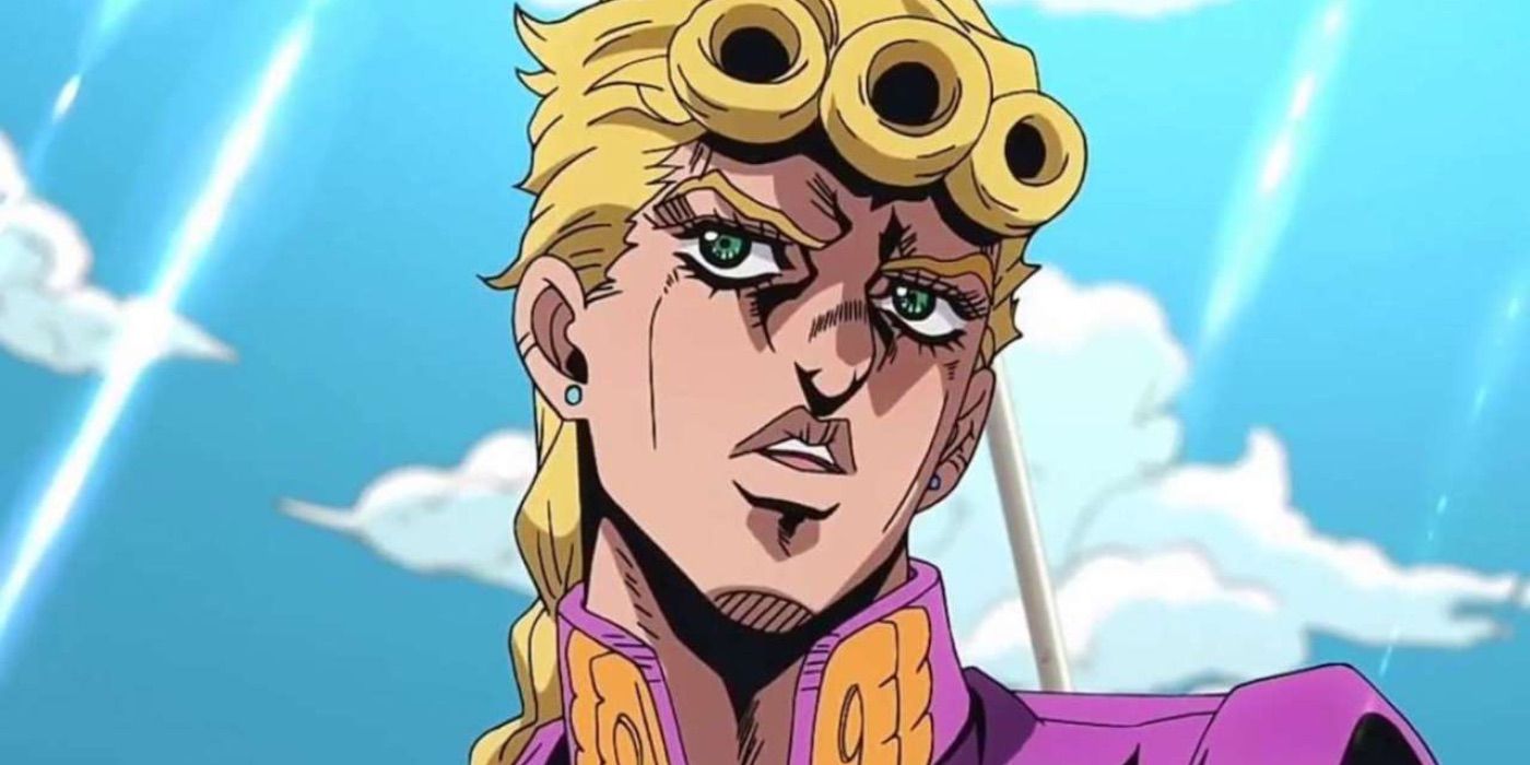 Giorno Giovanna looking up in Jojo's Bizarre Adventure