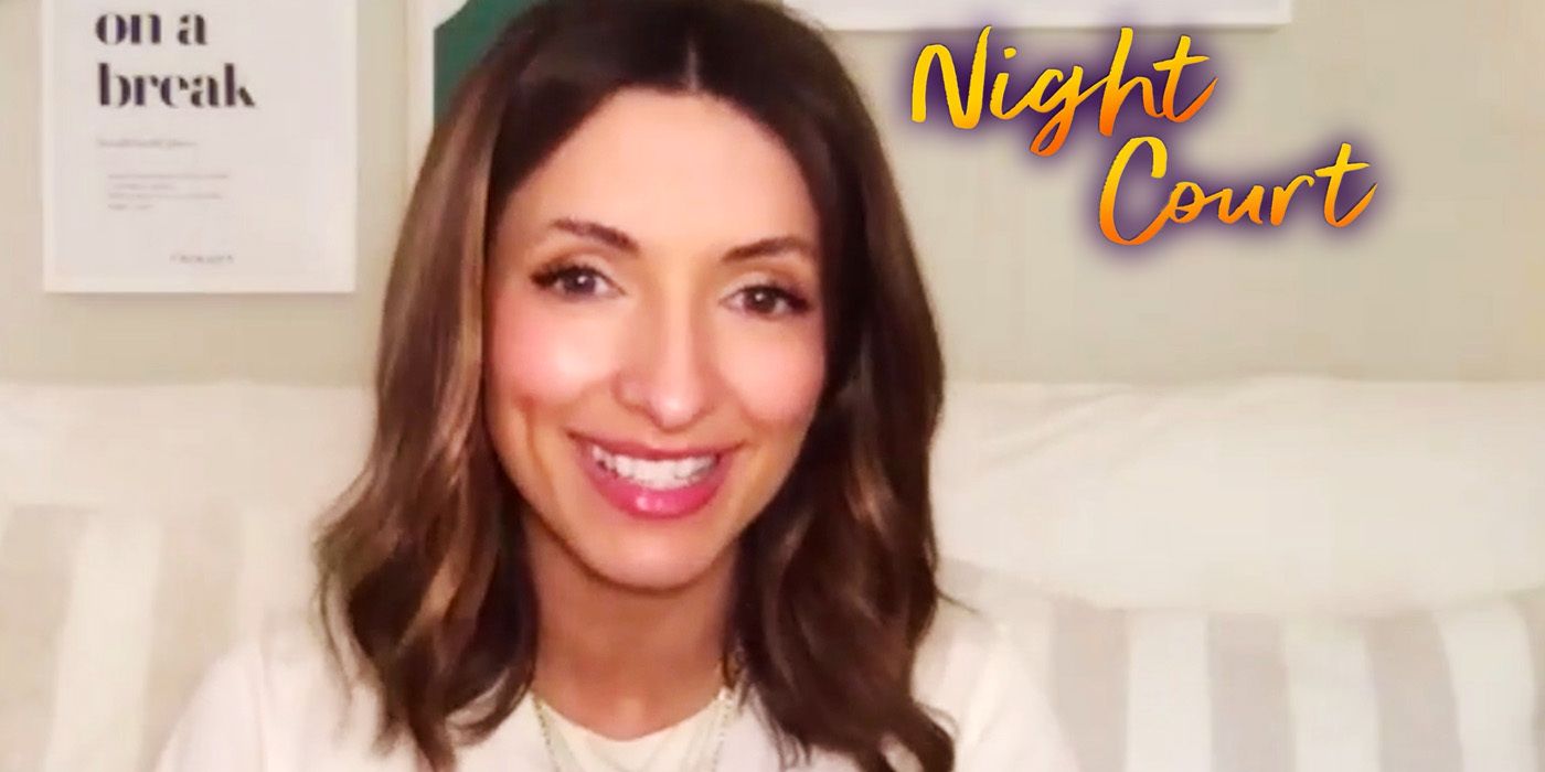 Edited image of India De Beaufort during Night Court interview