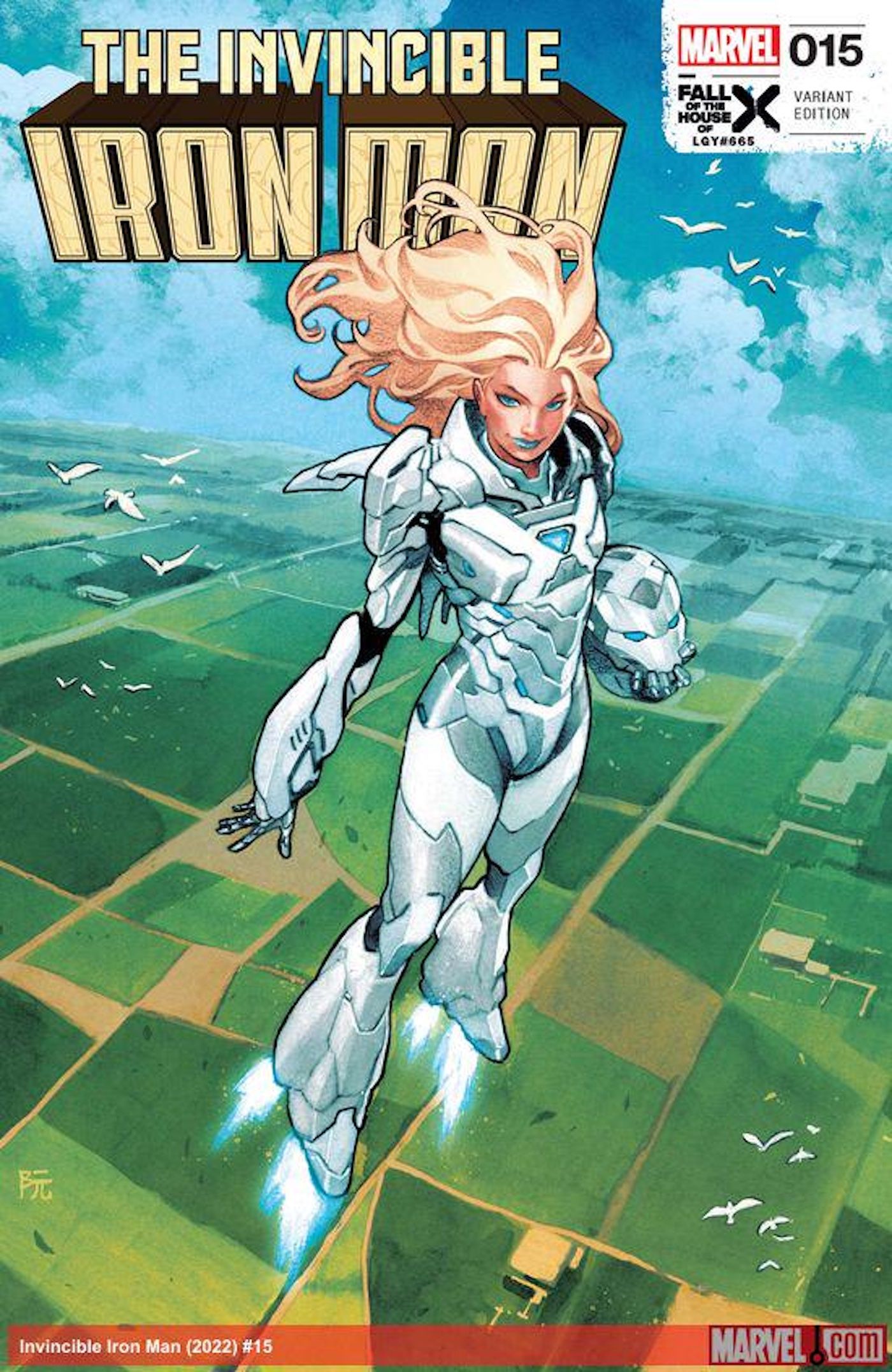 Invincible Iron Man 15 Emma Frost variant cover