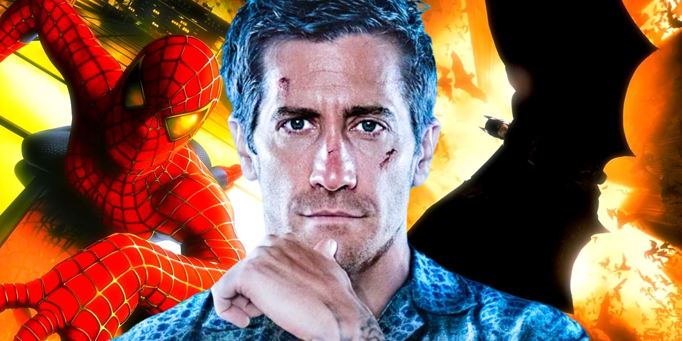 Jake Gyllenhaal Custom Image With Spider-Man and Batman Roles