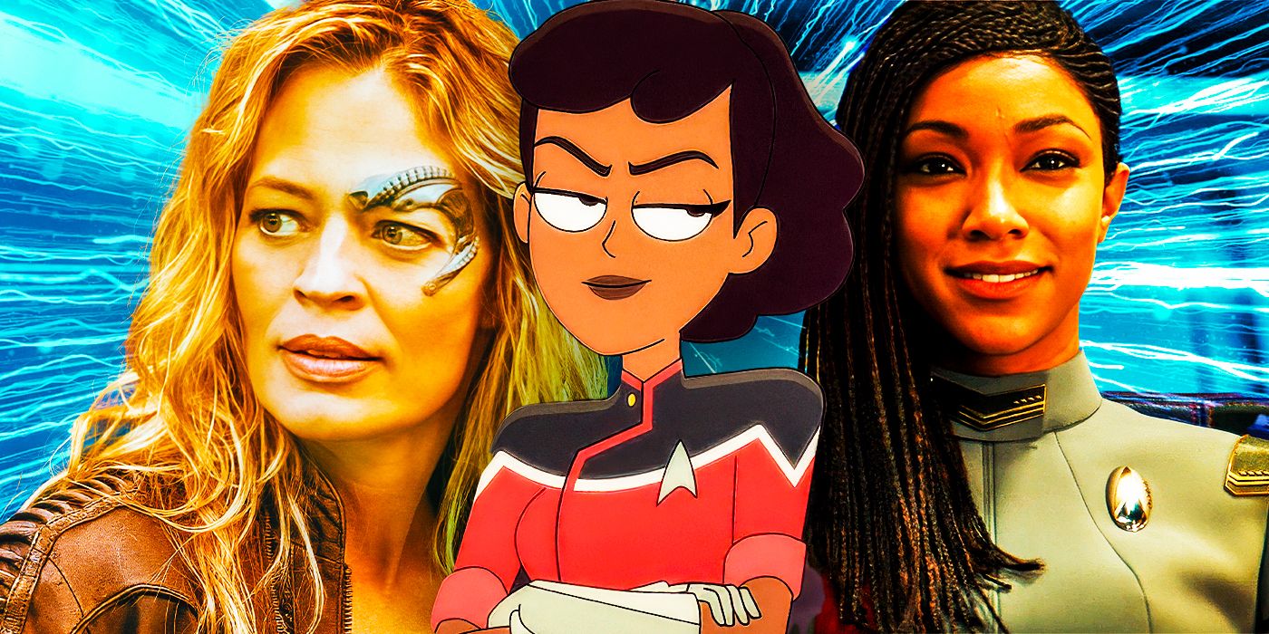 (Jeri-Ryan-as-Seven-of-Nine)-from-Star-Trek-Picard-&-(Sonequa-Martin-Green-as–Michael-Burnham-)-from-Star-Trek-Discovery-&-(-Beckett-Mariner-from-Star-Trek-Lower-Decks-)