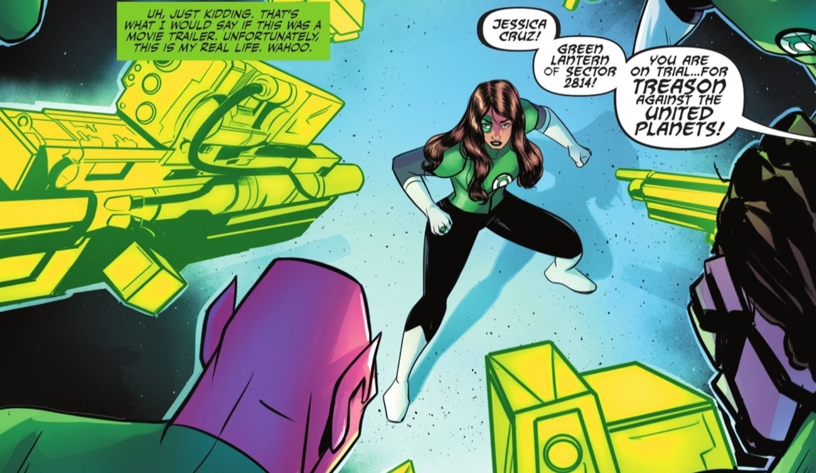 Jessica Cruz Arrested by the Green Lantern Corps DC