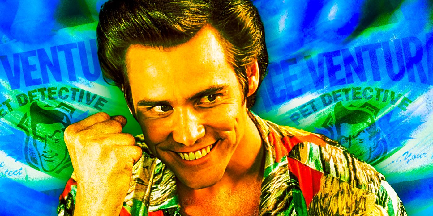 A custom image of Jim Carrey as Ace Ventura