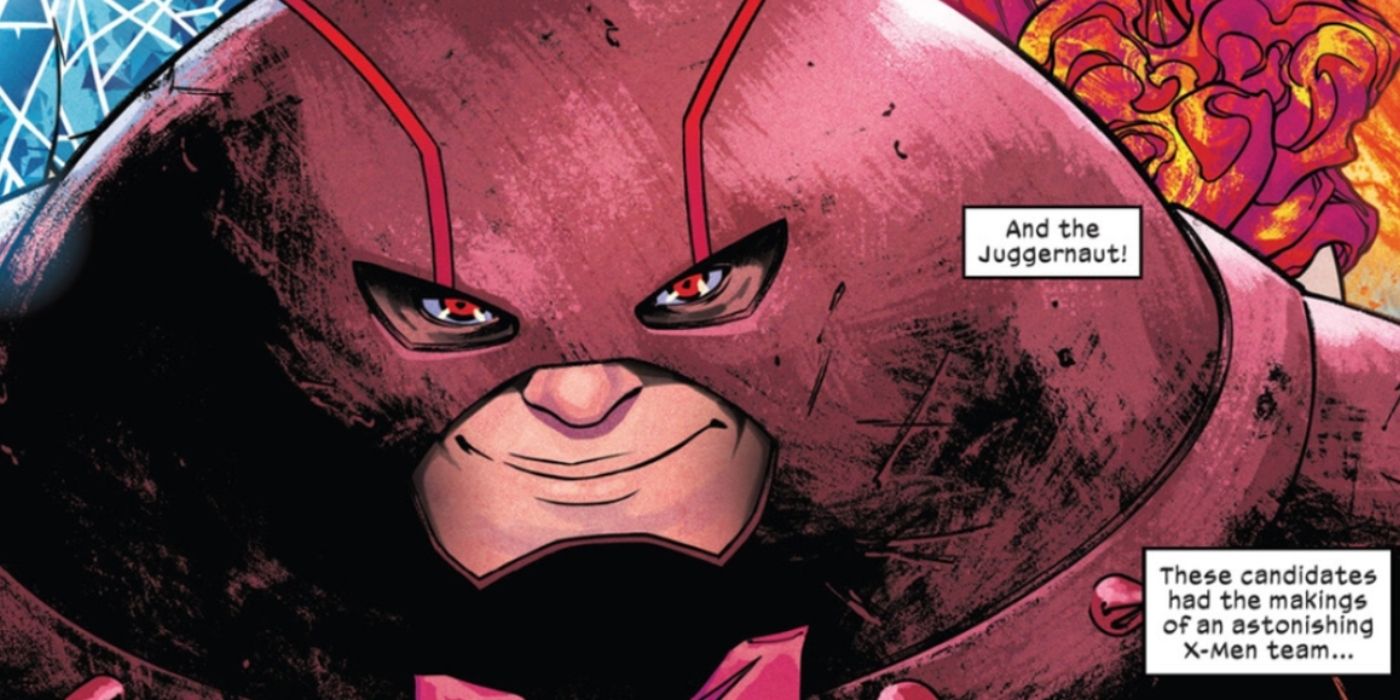 Juggernaut officially joining the X-Men.