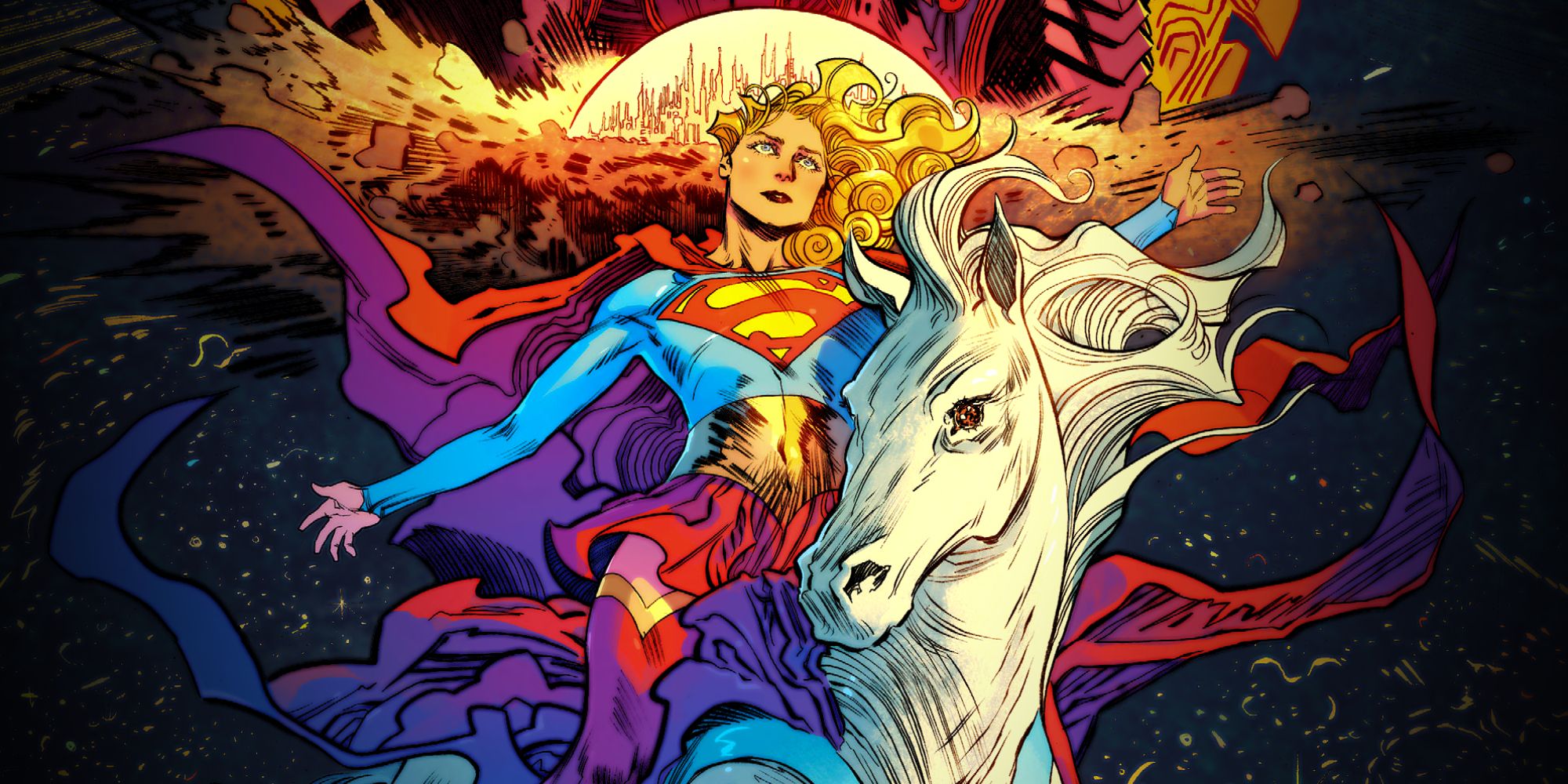 Kara Zor-El Rides Comet the Superhorse in Supergirl Woman of Tomorrow