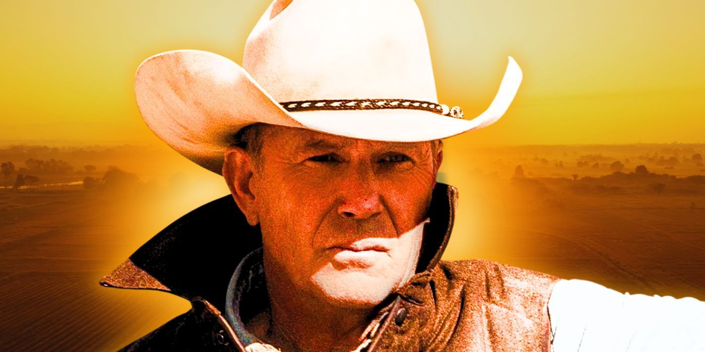 a custom image of Kevin Costner as John Dutton on Yellowstone