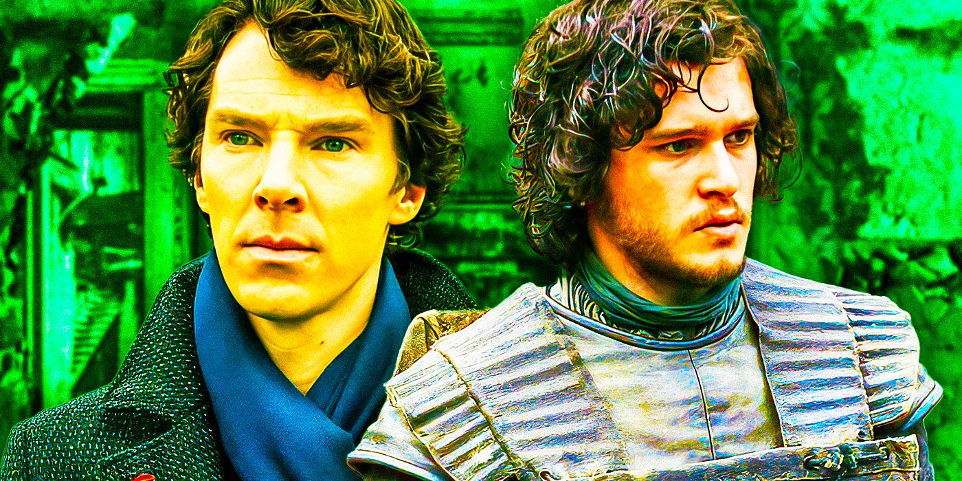 Kit-Harington-as-Jon-Snow-from-Game-of-Thrones--Benedict-Cumberbatch-as-Sherlock-Holmes-from-Sherlock