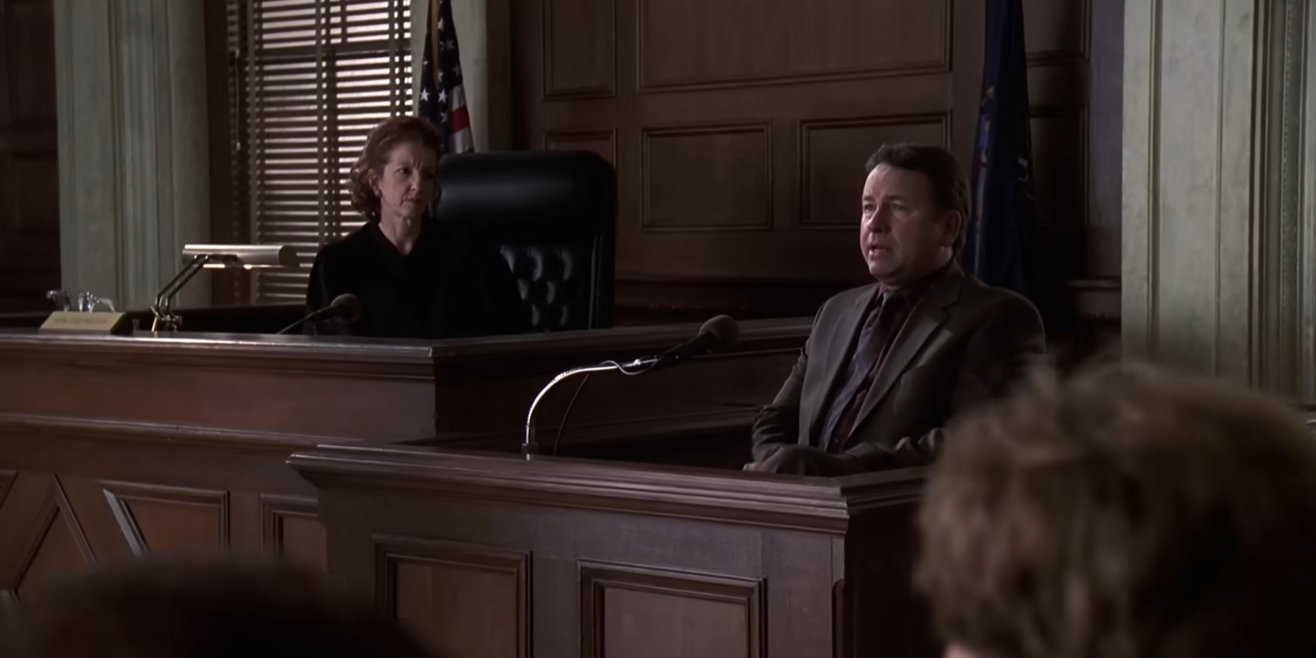 John Ritter on the witness stand in Law and Order SVU Season 3, Episode 11, Monogamy