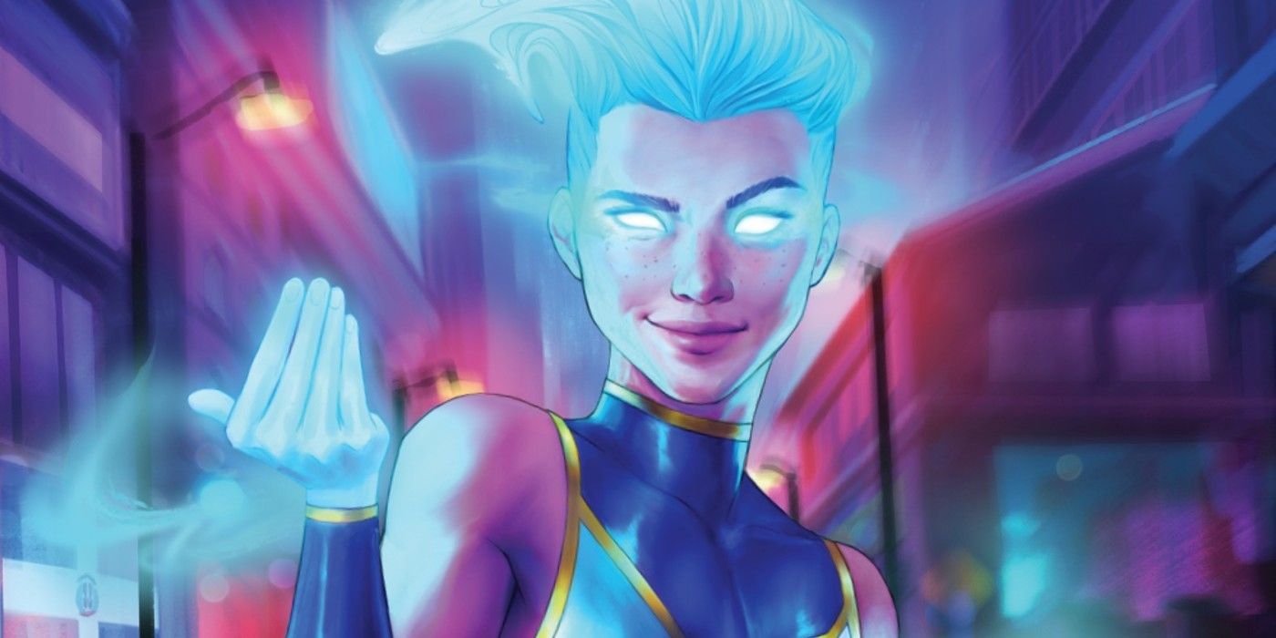 Image of Laz La Luminosa with glowing eyes.
