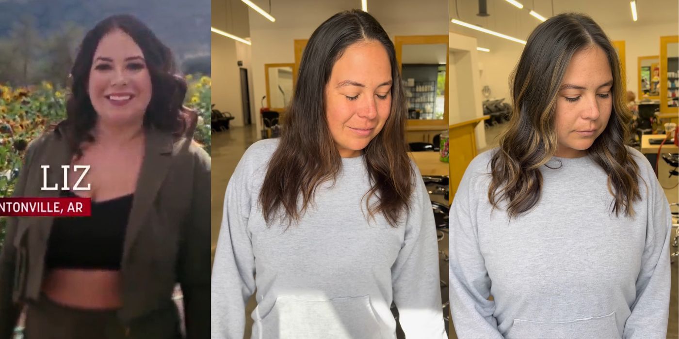 Liz em 90 Day Fiance antes e depois de perder peso, revelando nova cor e corte de cabelo