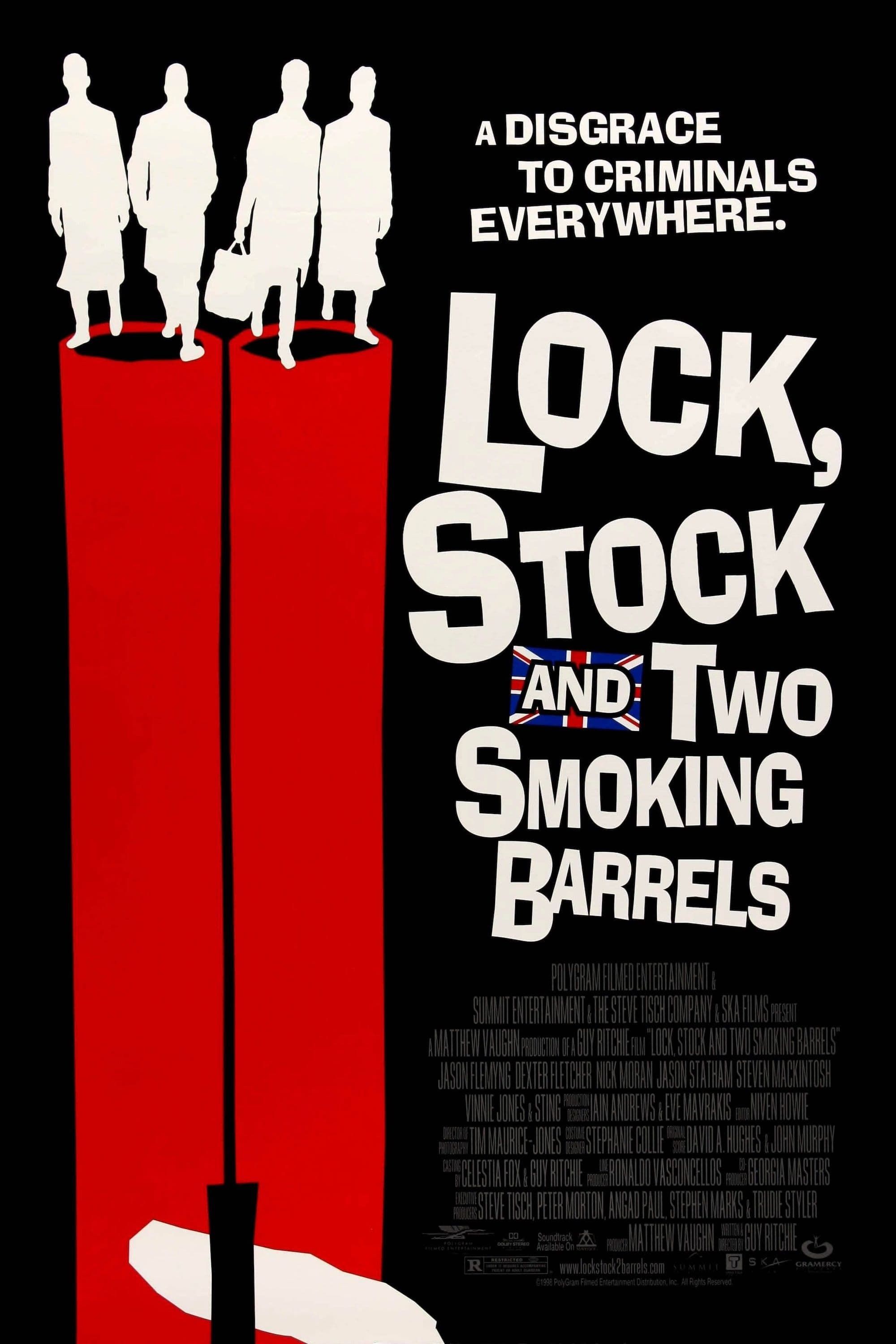 Pôster do filme Lock Stock e Dois Barris Fumegantes