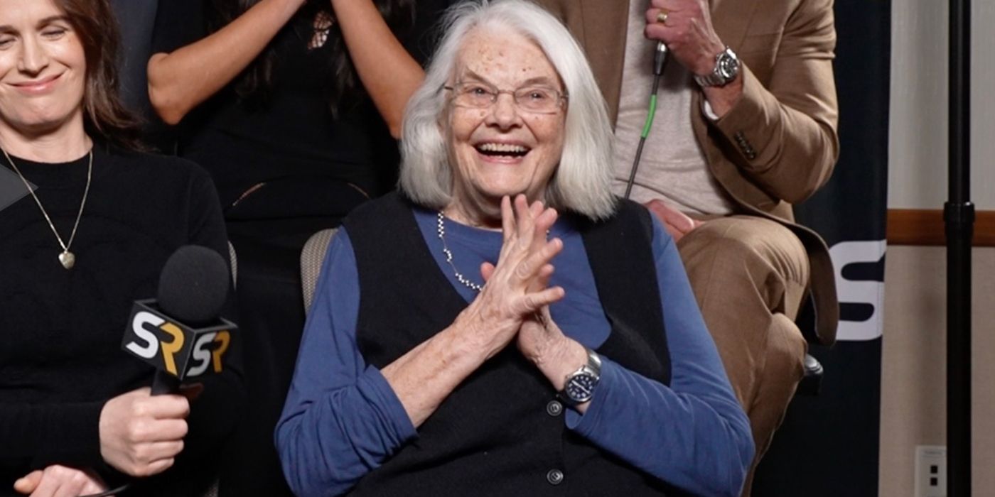 Lois Smith laughing in The Uninvited interview