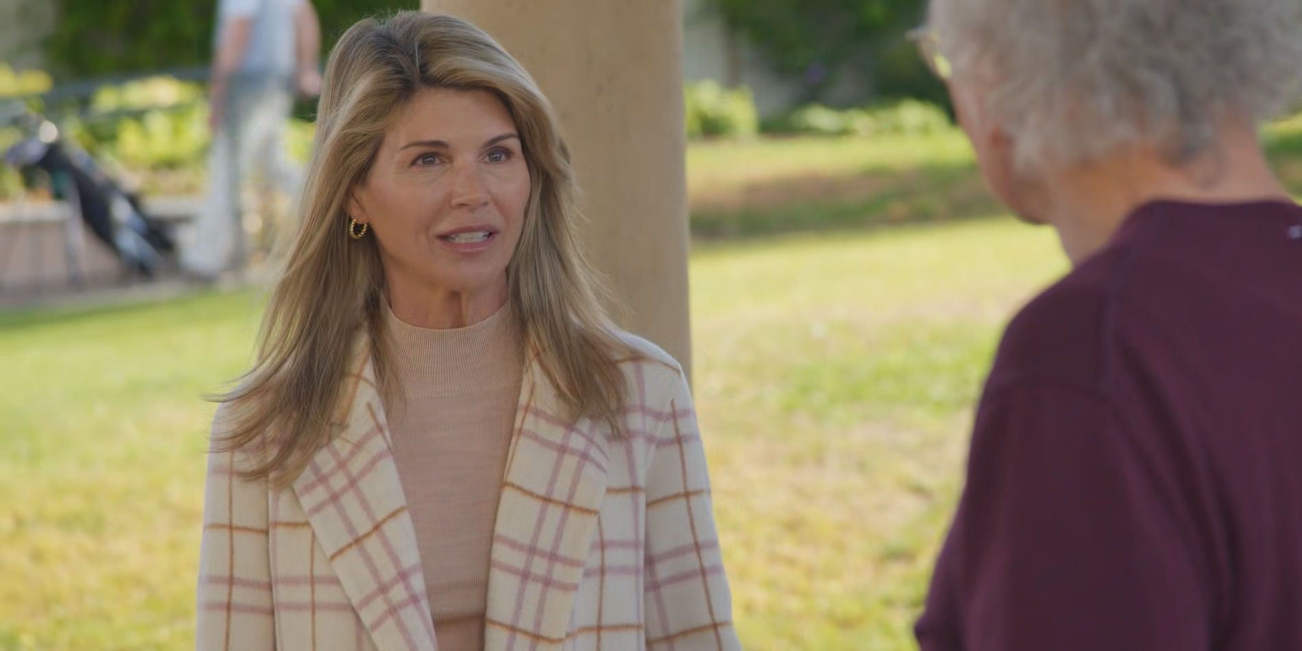Lori Loughlin at a country club in Curb Your Enthusiasm