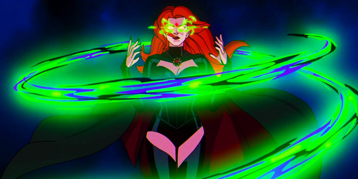 Madelyne Pryor realizing her power in X-Men '97 episode 3