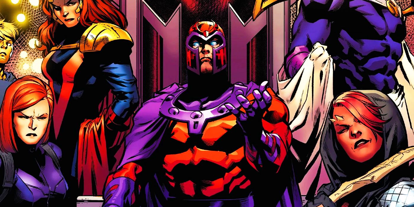 Magneto with the Brotherhood of Mutants in Marvel Comics