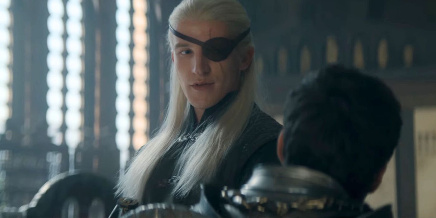 Aemond Targaryen na 2ª temporada de House of the Dragon