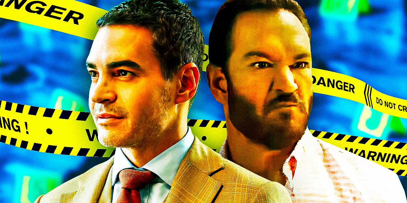 Mark Paul Gosselaar as Paul Campano and Ramon Rodriguez as Will Trent in Will Trent.