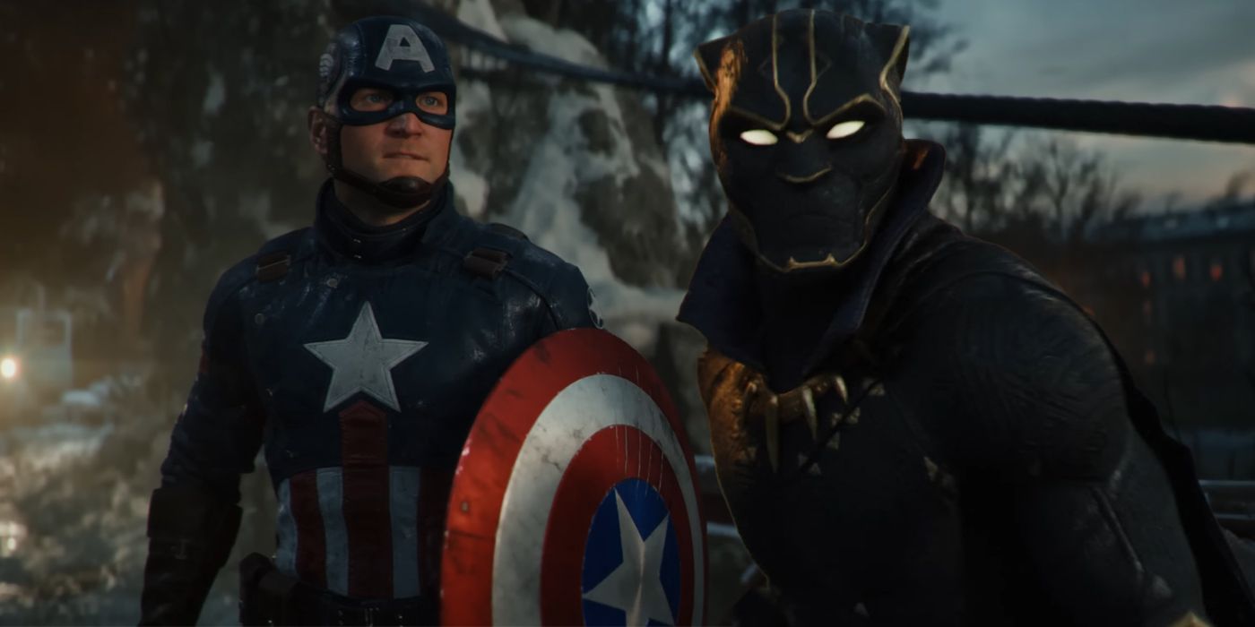 Captain America and Black Panther in Marvel 1943: Rise of Hydra