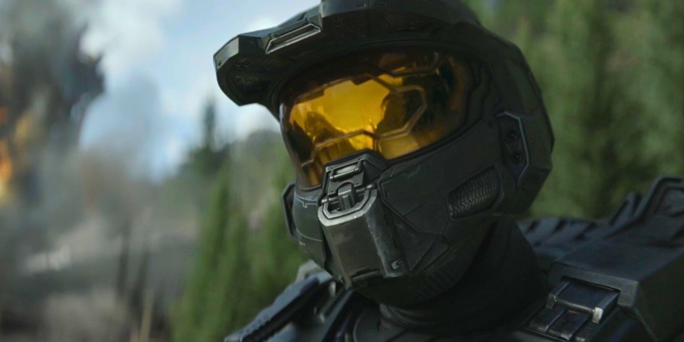 Master Chief (Pablo Schreiber) on the Halo in the Halo season 2 finale