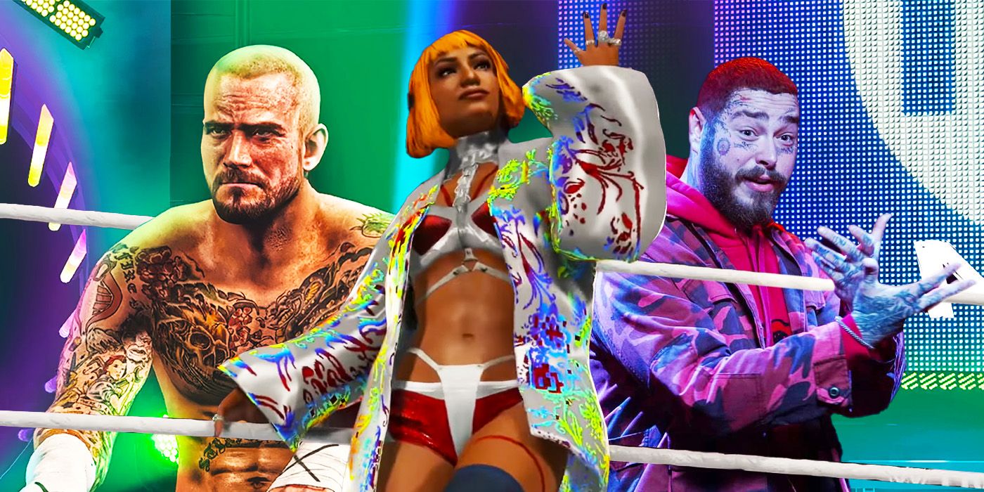mercedes mone post maole and cm punk from wwe 2k24
