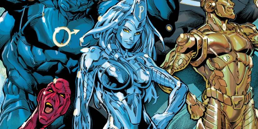 Metal Men Platinum in Front DC