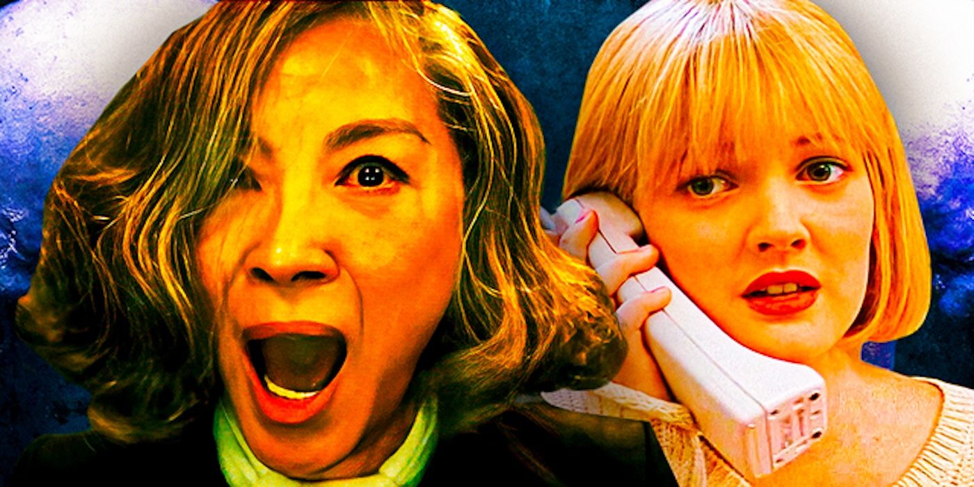 Michelle Yeoh's Joyce in Haunting in Venice and Drew Barrymore's Casey in Scream