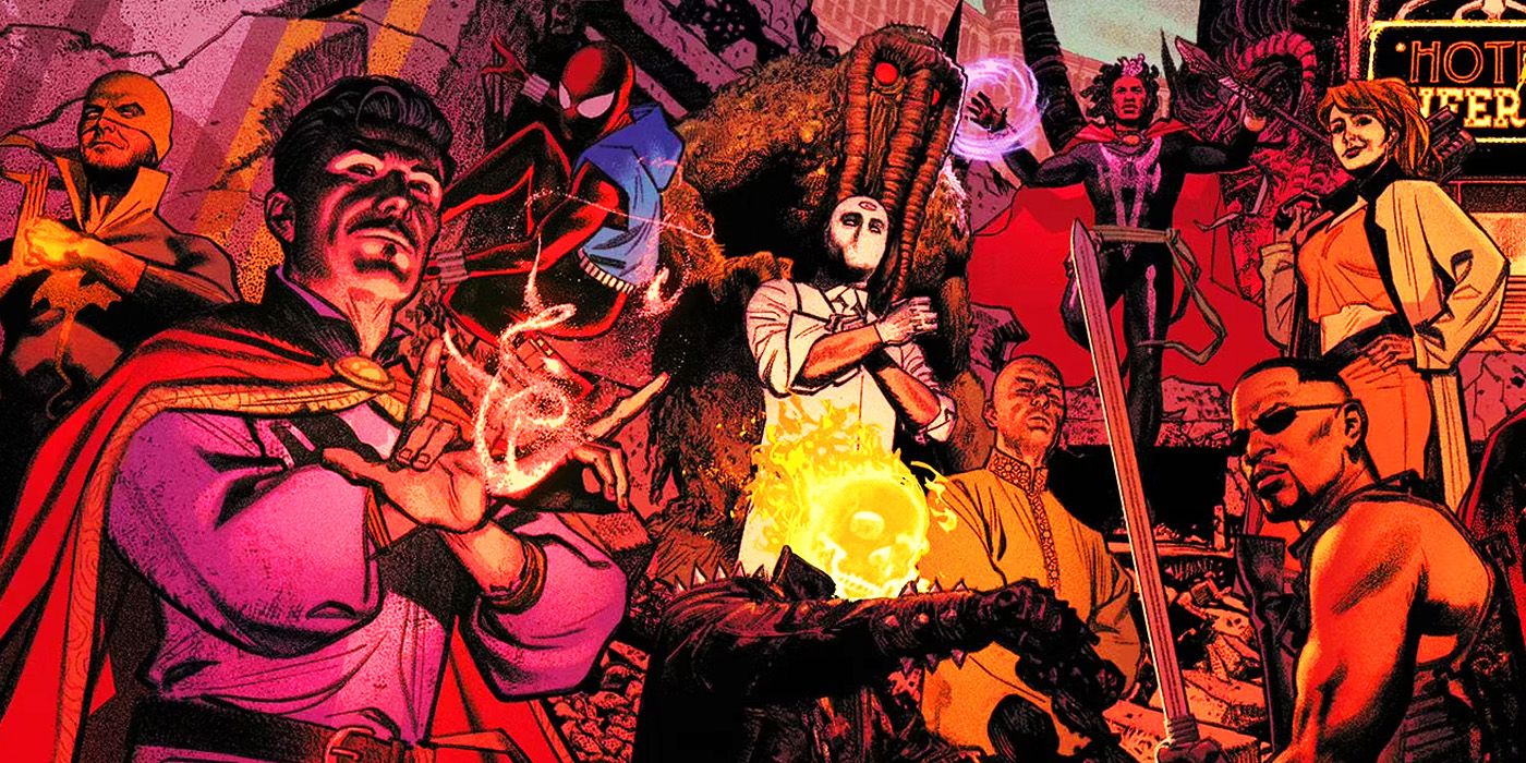 Midnight Sons team led by Doctor Strange in Marvel Comics