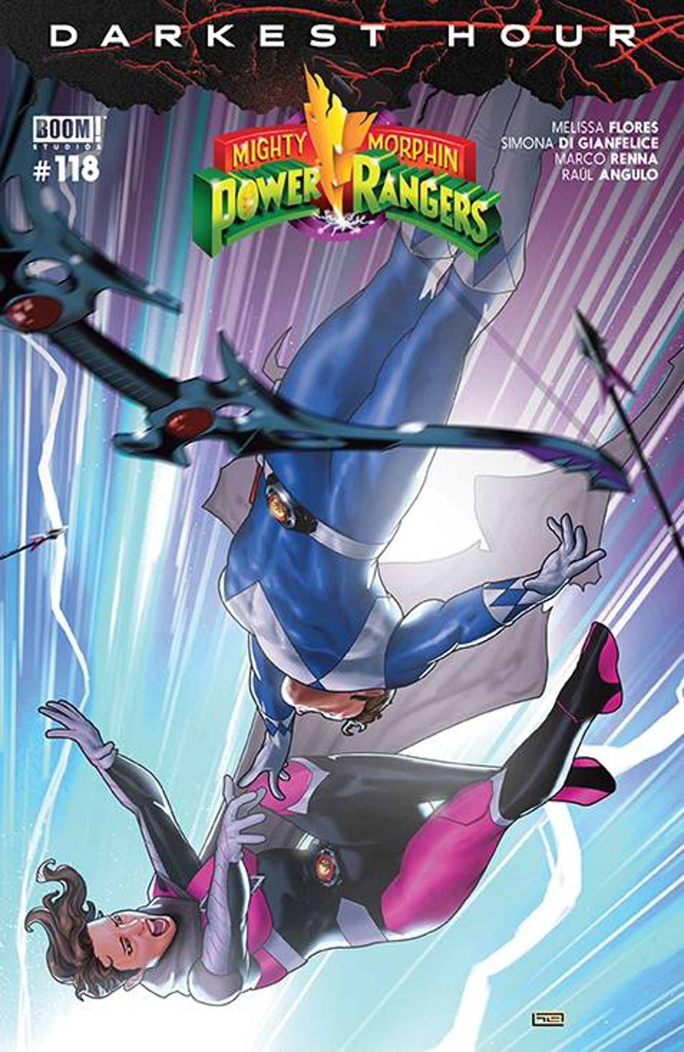 mighty morphin power rangers 118 cover