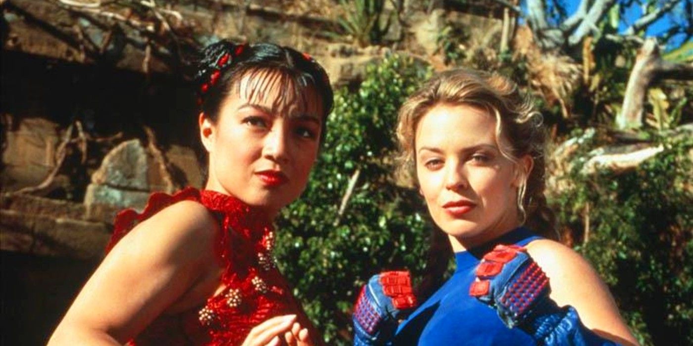 Ming-Na Wen as Chun-Li and Kylie Minogue as Cammy in Street Fighter