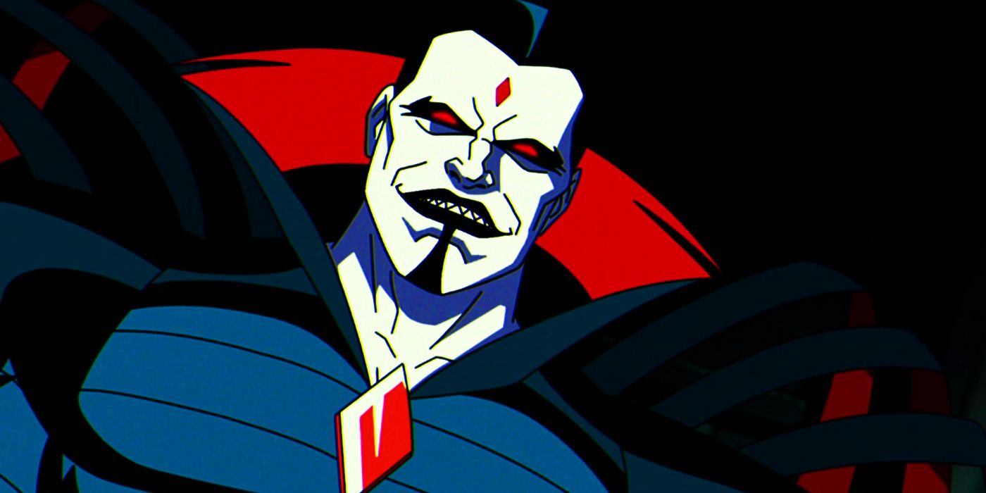 Mister Sinister speaking to the X-Men in X-Men '97 episode 3