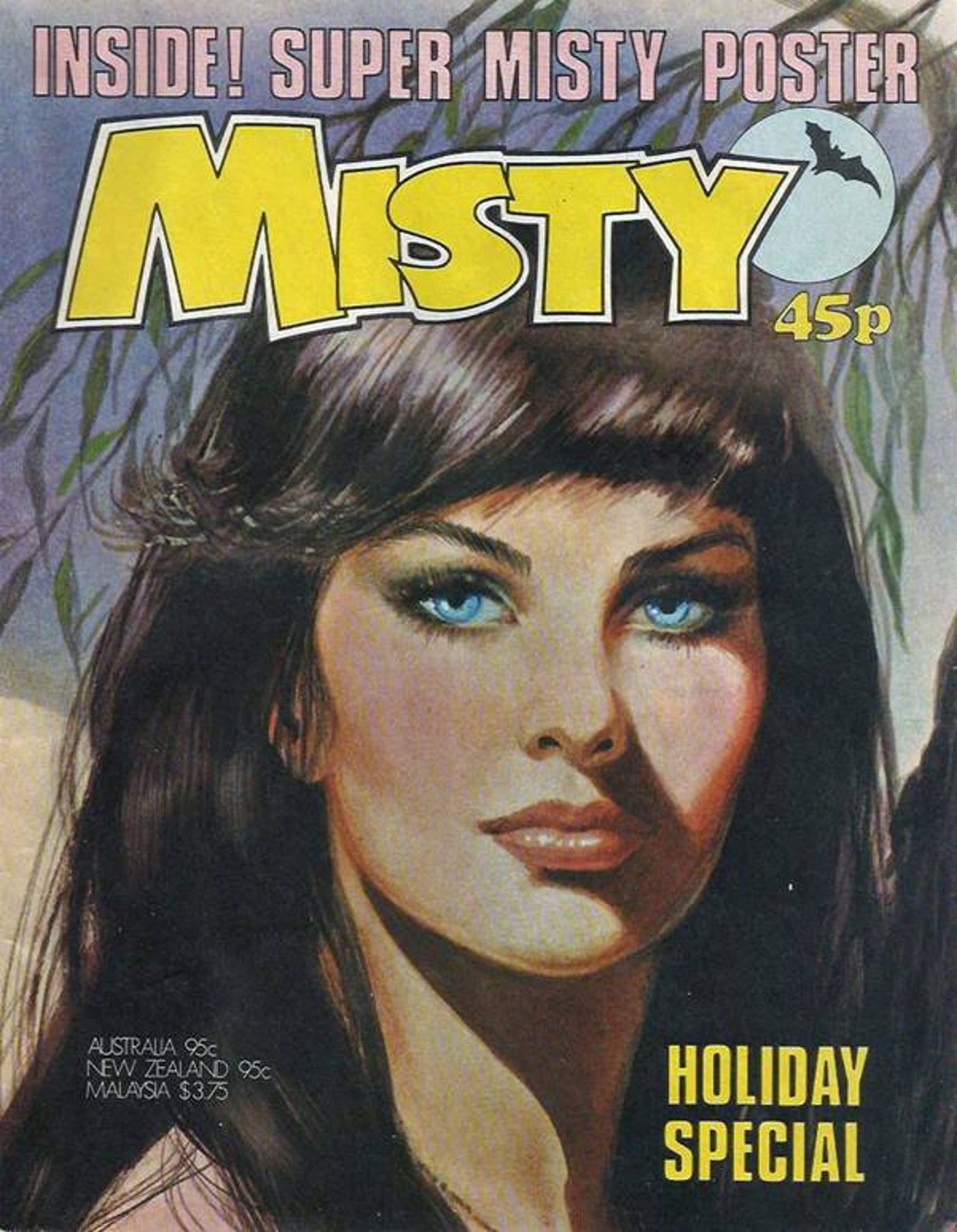 Cover of a Misty horror comic from Britain